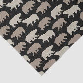 Bruin Beer Weefpapier Tissuepapier (Detail)
