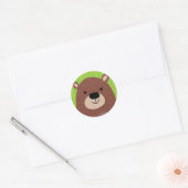 Bruin Beer - Woodland Friends Ronde Sticker (Envelop)