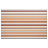 Bruin, beige, blauw en maroon Pattern Stof (Fat Quarter)
