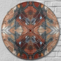 Bruin beige crème grijs sinaasappel abstracte wate