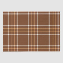 Bruin Beige geruite geruite geruite patroon   Tissuepapier