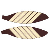 Bruin Beige Gestreepte 70s 80s Klassieke Retro Str Basketbal (Panelen)