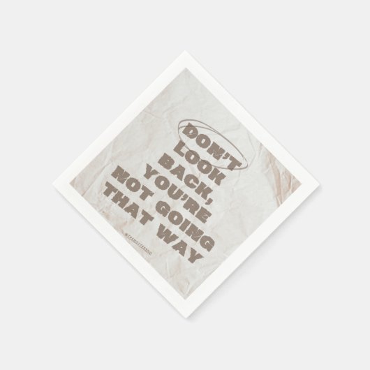 Bruin & Beige Grunge Papier Servet (Hoek)