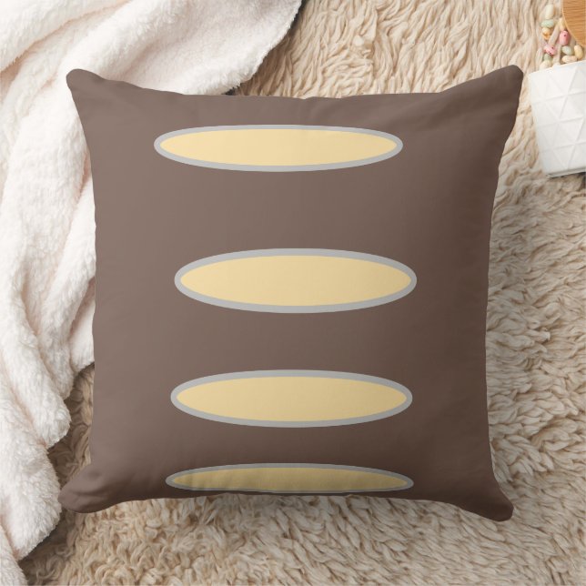 Bruin Beige Kussen (Deken)