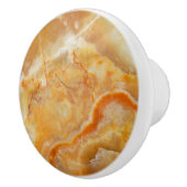 Bruin & Beige Marmeren Print Keramische Knop (Rechts)