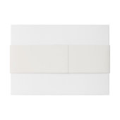 Bruin Beige minimalistische rustieke bruiloft Uitnodigingen Wikkel (Achterkant Voorbeeld)