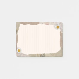 Bruin Beige plakboek bekleed Sticky Notes