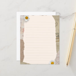 Bruin Beige plakboek gevoerd notities papier