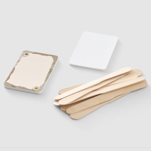 Bruin beige  plakboek omzoomde notities handwaaier (Niet-gemonteerd)