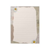 Bruin beige  plakboek omzoomde notities notitieblok (Linkerzijde)