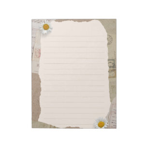 Bruin beige plakboek omzoomde notities notitieblok