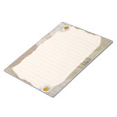Bruin beige  plakboek omzoomde notities notitieblok (Schuin)