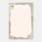 Bruin beige plakboek omzoomde notities post-it® notes (Voorkant)
