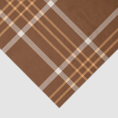 Bruin Beige Pset tartan gevarieerd patroon Tissuepapier (Detail)