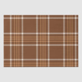 Bruin Beige Pset tartan gevarieerd patroon Tissuepapier (Voorkant)