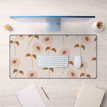 Bruin Beige Retro Y2K Hippie Zonnebloem Patroon