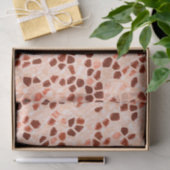 Bruin Beige Roze Koraal Oranje Tissuepapier (Geschenk)