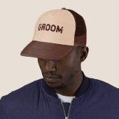 Bruin beige rustiek thema Groom pet (In situ)