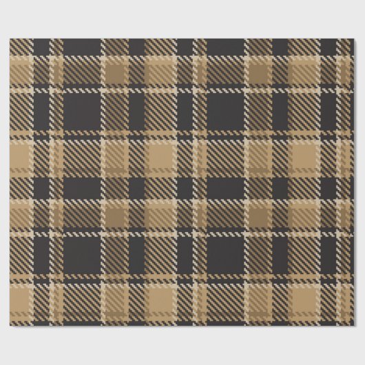 Bruin-beige vlakte cadeaupapier (Vlak)