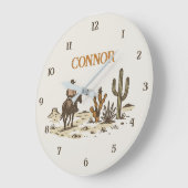  Bruin Beige Western Cowboy Grote Klok (Hoek)
