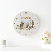  Bruin Beige Western Cowboy Grote Klok (Huis)