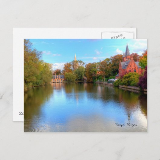 bruin, belgium postcard briefkaart (Voorkant / Achterkant)