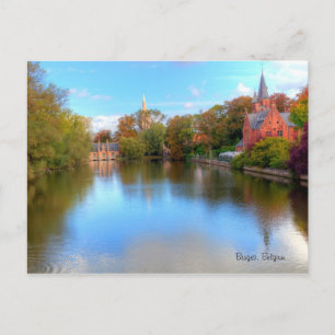 bruin, belgium postcard briefkaart