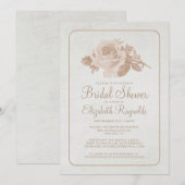 Bruin bijtende Vrijgezellenfeest Kaart (Voorkant / Achterkant)