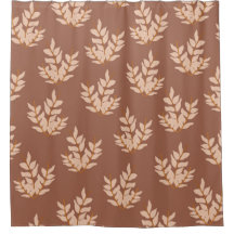 Bruin blad laat  lijnbladpatroon