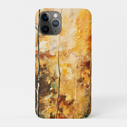 Bruin Blad Natuur Sereniteit Abstracte Kunst Case-Mate iPhone Case (Achterkant)