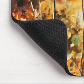 Bruin Blad Natuur Sereniteit Abstracte Kunst Muismat (Hoek)