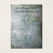 Bruin blauw Grunge Earring Holder Display Kaarten Visitekaartje (Voorkant)