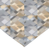 Bruin/blauw rendatroon tafelkleed (Gekanteld)