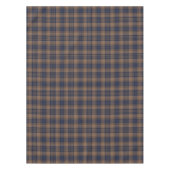 Bruin blauw Tartan Pset Rustin Pattern Tafelkleed (Voorkant)