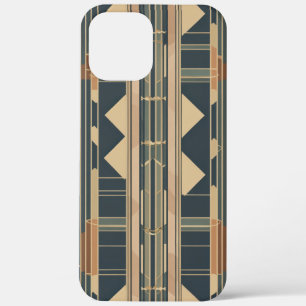 bruin blauw zacht vierkant Case-Mate iPhone case