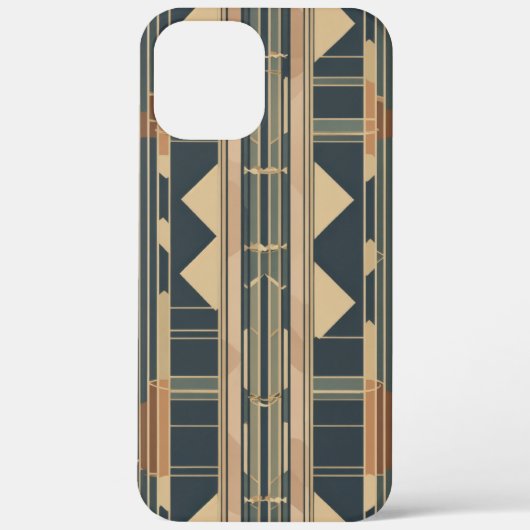 bruin blauw zacht vierkant Case-Mate iPhone case (Achterkant)