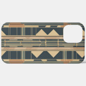 bruin blauw zacht vierkant Case-Mate iPhone case (Achterkant (horizontaal))