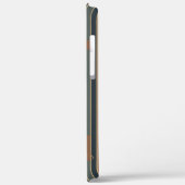 bruin blauw zacht vierkant Case-Mate iPhone case (Achterkant / Links)