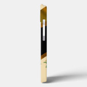  bruin  bloemmotief Case-Mate iPhone case (Achterkant / Links)