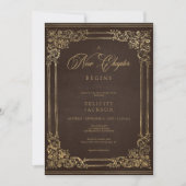  bruin boek nieuw hoofdstuk begint met douchen kaart (Voorkant)