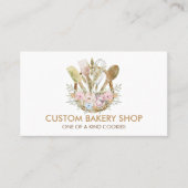 Bruin Boho Kokerventilator Rustische bakkerij Visitekaartje (Voorkant)