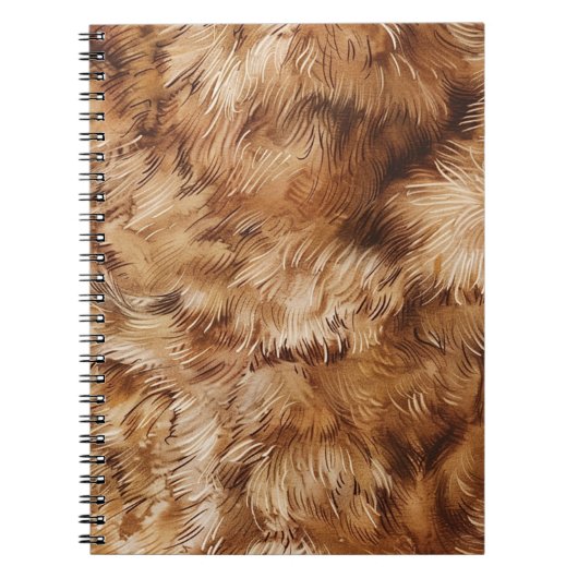 Bruin bont Abstract Notitieboek (Voorkant)