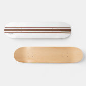 Bruin bord persoonlijk skateboard (Horizontaal)