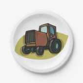 Bruin Bord van tractorpapier (Voorkant)