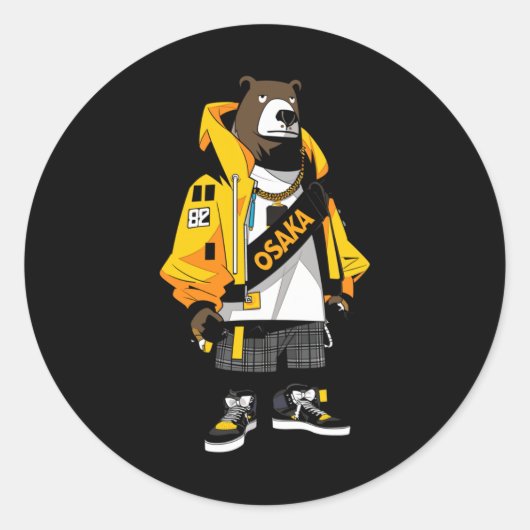 Bruin Boutique Sticker (Voorkant)