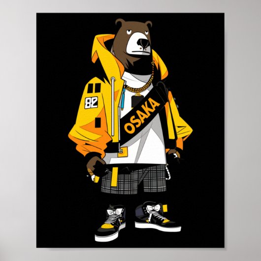 Bruin Boutique Sticker Poster (Voorkant)