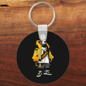 Bruin Boutique Sticker Sleutelhanger (Voorkant)