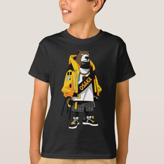Bruin Boutique Sticker T-shirt (Voorkant)