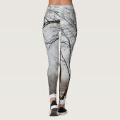 Bruin Boxer-hond Leggings (Achterkant)