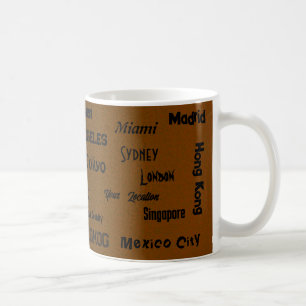bruin brons Mega city Koffiemok